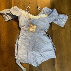 Blue romper